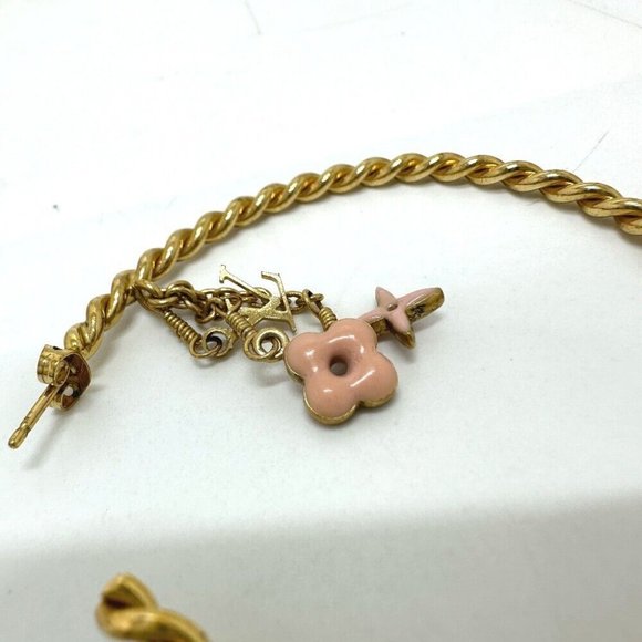 Authentic LOUIS VUITTON M65481 Accessories Creole - Sweet Monogram hoop Pierce - Picture 9 of 10